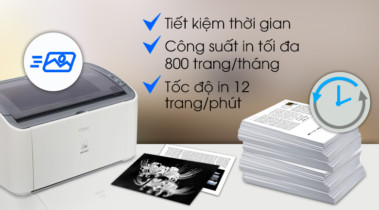 Canon LBP 2900 Máy In Laser Bền Bỉ Độ Nét Cao Giá Tốt