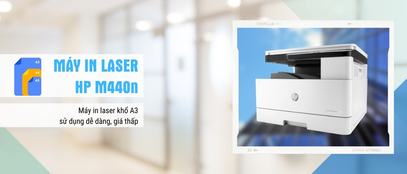 Máy in HP Laser MFP M440N A3 đa năng chính hãng giá tốt