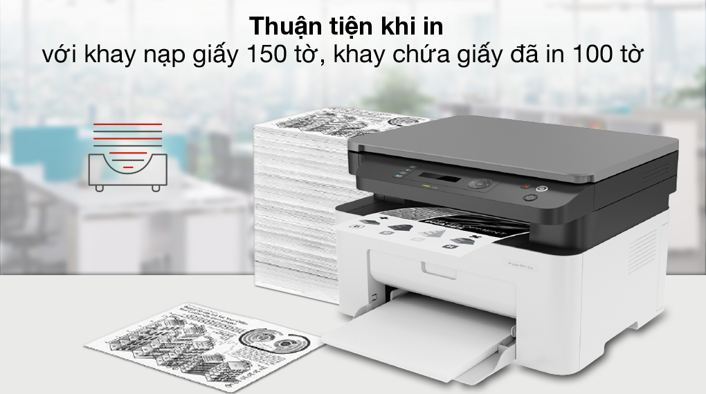 Máy in HP Laser 135w 4ZB83A In Scan Copy Wifi Chính Hãng Giá Tốt