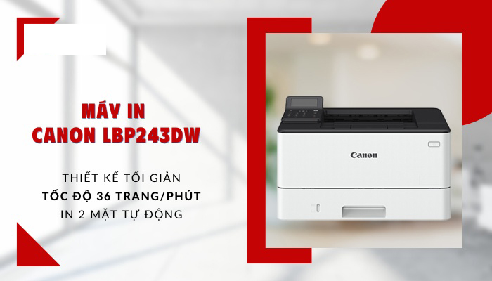 Canon LBP 243dw Máy in laser nhanh chóng Giá tốt Nhập khẩu