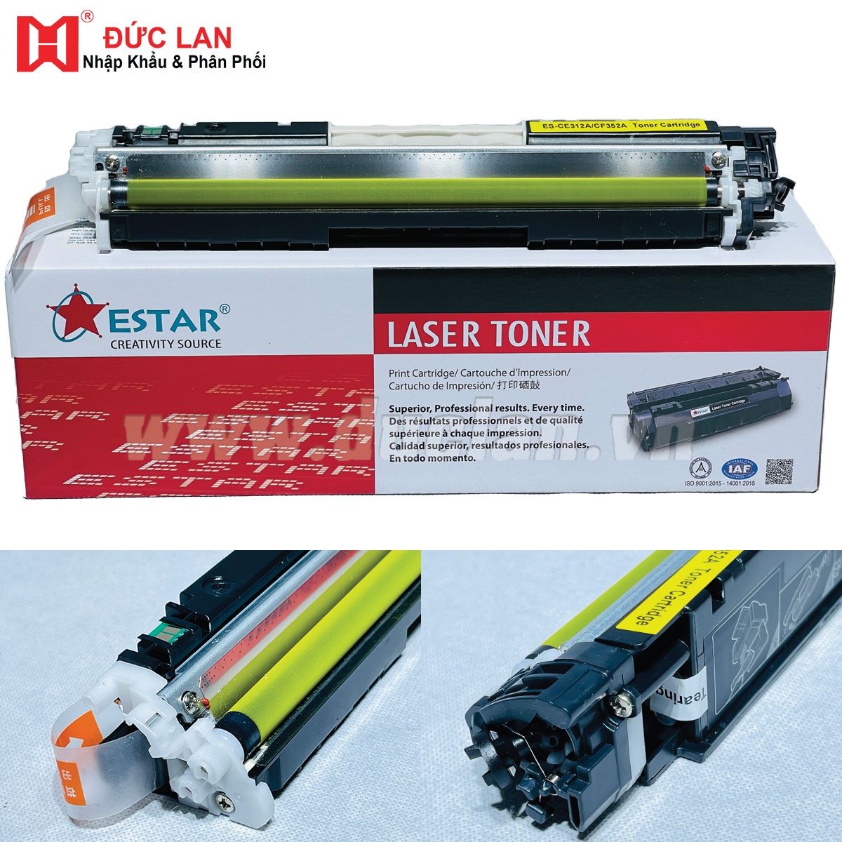 Hộp mực in HP CP1025/ M176 Y (CE312A/CF352A) 1K