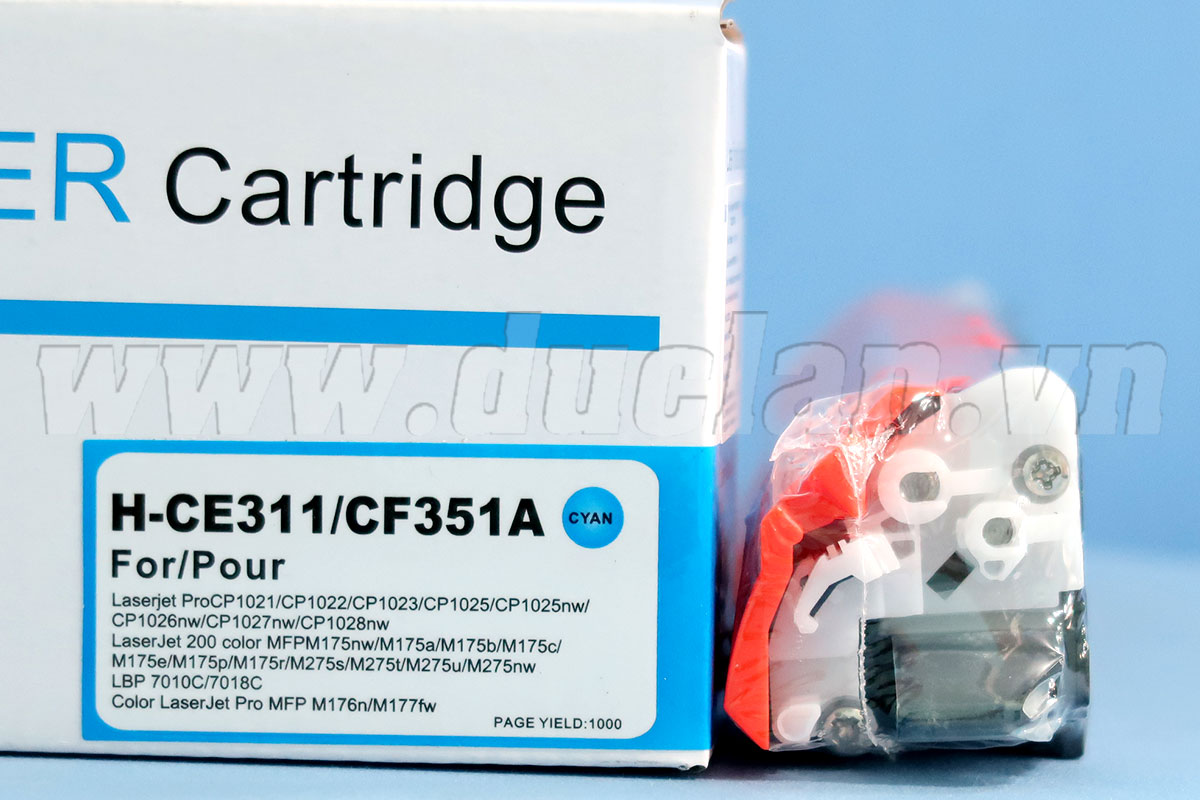 Hộp mực in HP CP1025 M176 M177 C CE311 CF351A bản quyền giá tốt