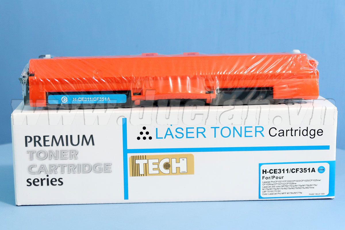 Hộp mực in HP CP1025 M176 M177 C CE311 CF351A bản quyền giá tốt