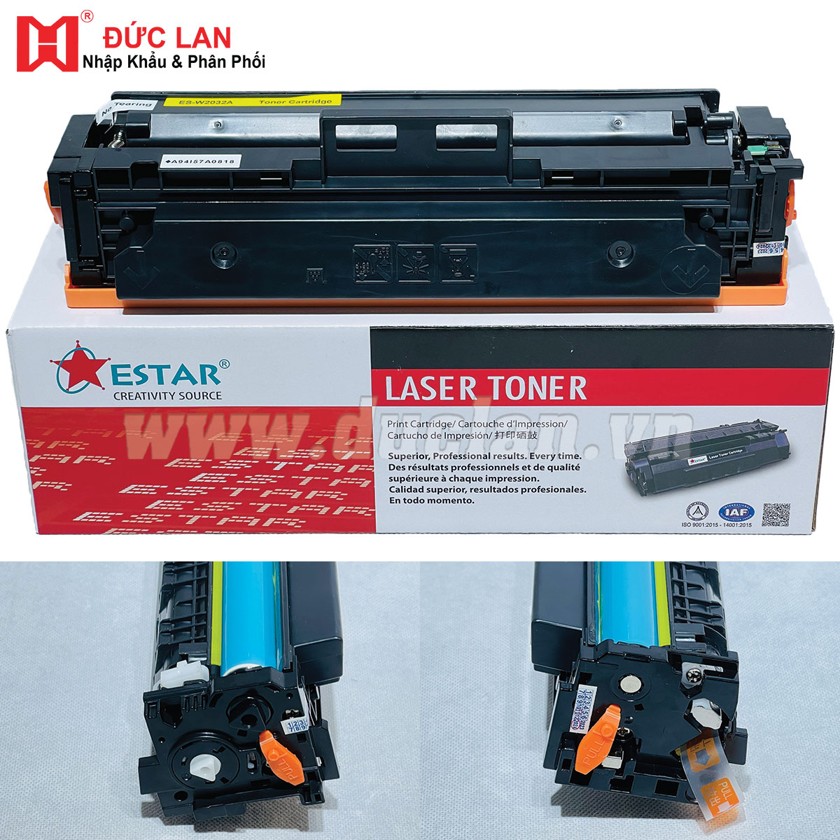 Hộp mực in HP Pro M454dn/454dw/ MFP M479fdw Y (W2032A) 2.1K