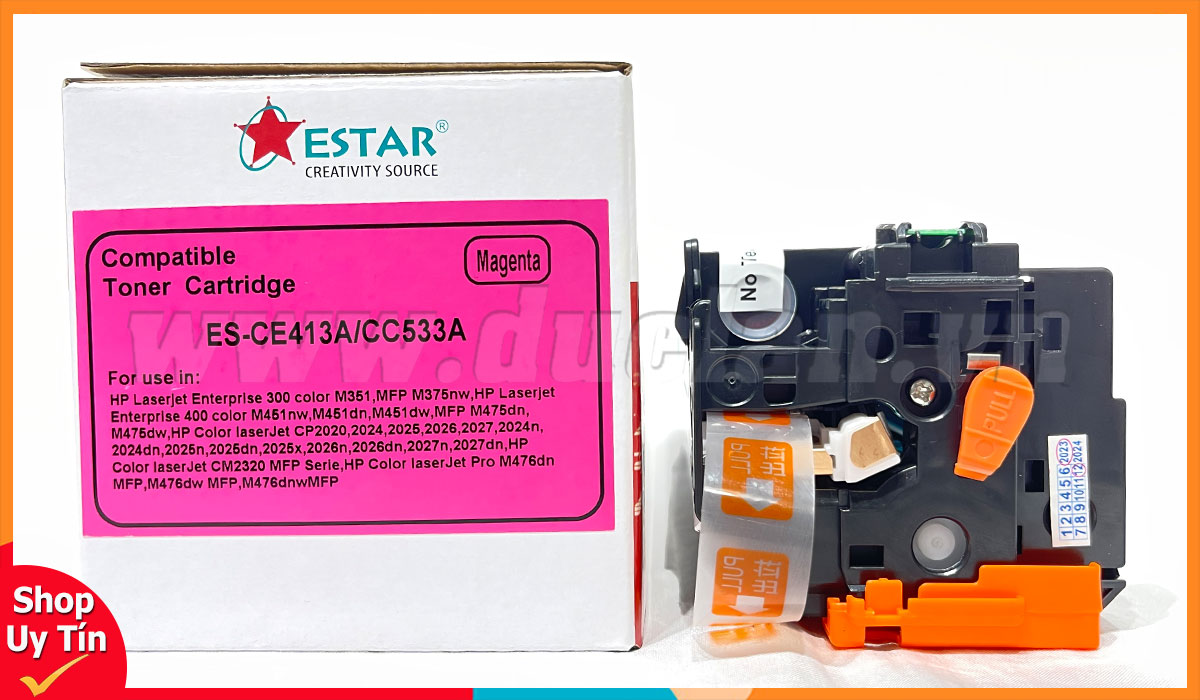 Hộp mực HP Pro M351 M451 CP2025 CE413A chính hãng in siêu sắc nét