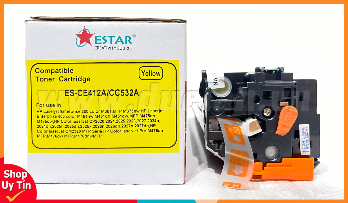 Hộp mực HP CE412A CC532 chính hãng giá tốt cho máy in HP