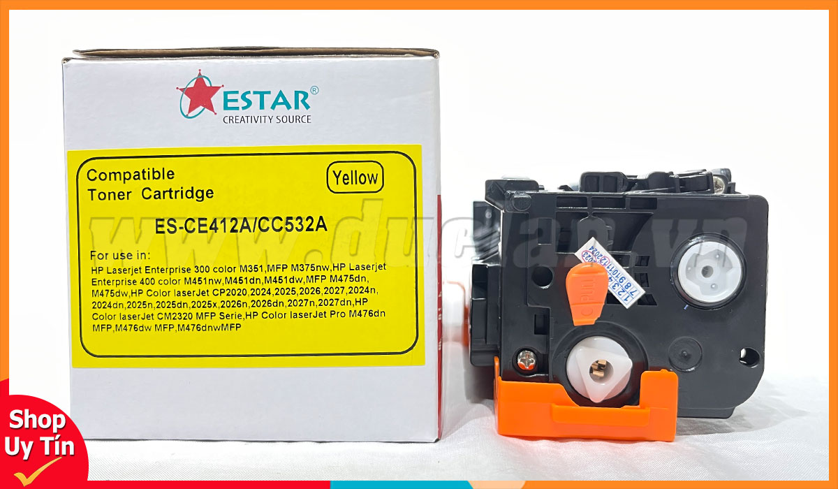 Hộp mực HP CE412A CC532 chính hãng giá tốt cho máy in HP