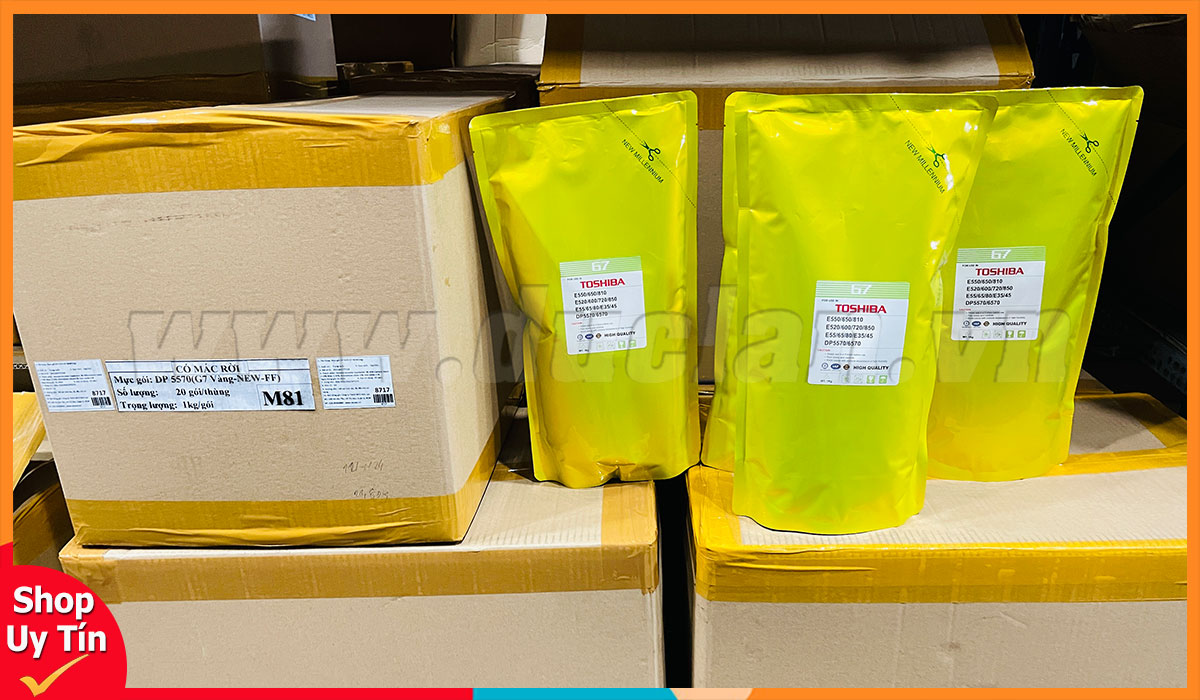 Mực Gói Toshiba G7 Vàng New 1000g - Tươi Ngon Giá Tốt