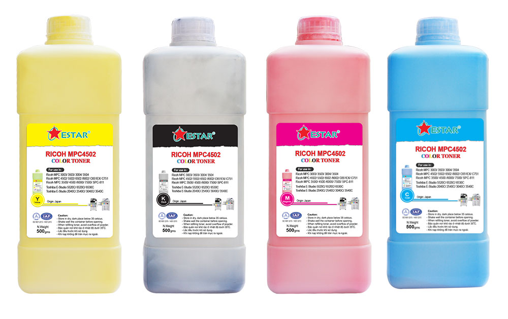 Mực chai Ricoh MP C4502 MP C5502 chất lượng cao giá tốt