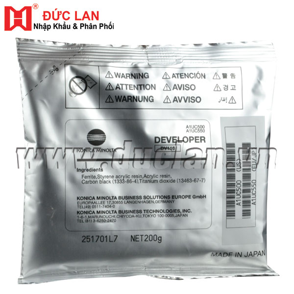 Bột từ DV-116 dùng cho Bizhub 164/184