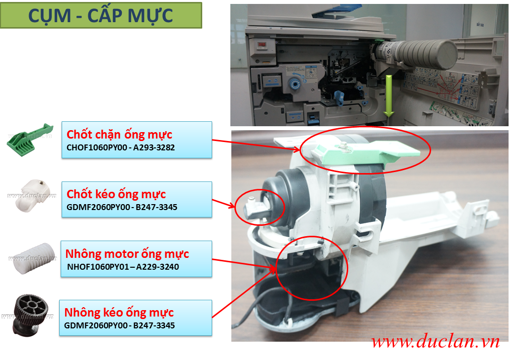 Mực Ricoh Chính Hãng Giá Rẻ Cho AF-1075 MP5500 MP6500 MP7000