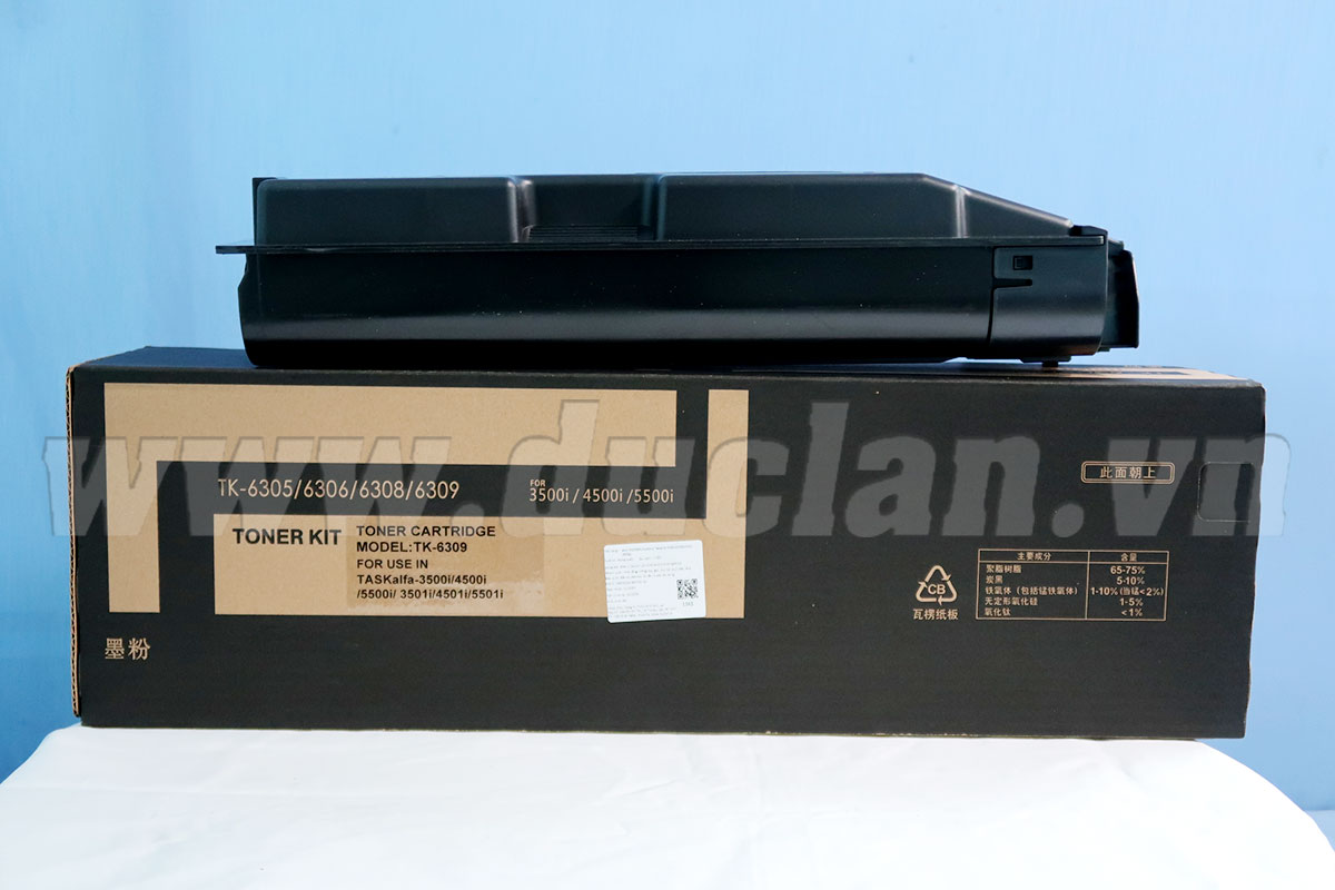 Mực In TK6309 Kyocera 800g Chính Hãng Giá Tốt Cho Máy 3500i 4500i 5500i