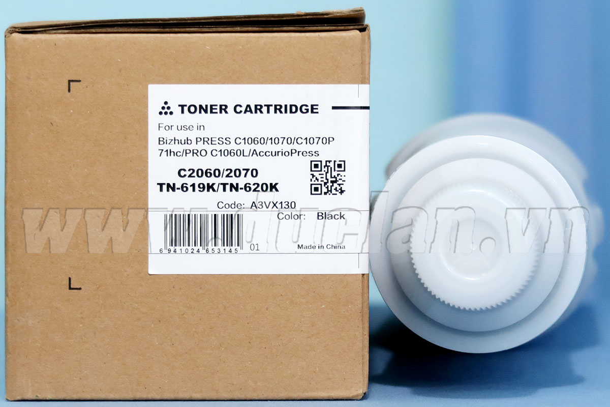 Mực TN-619K Minolta Bizhub Press C1060/C1070 BK 1200g chính hãng giá tốt