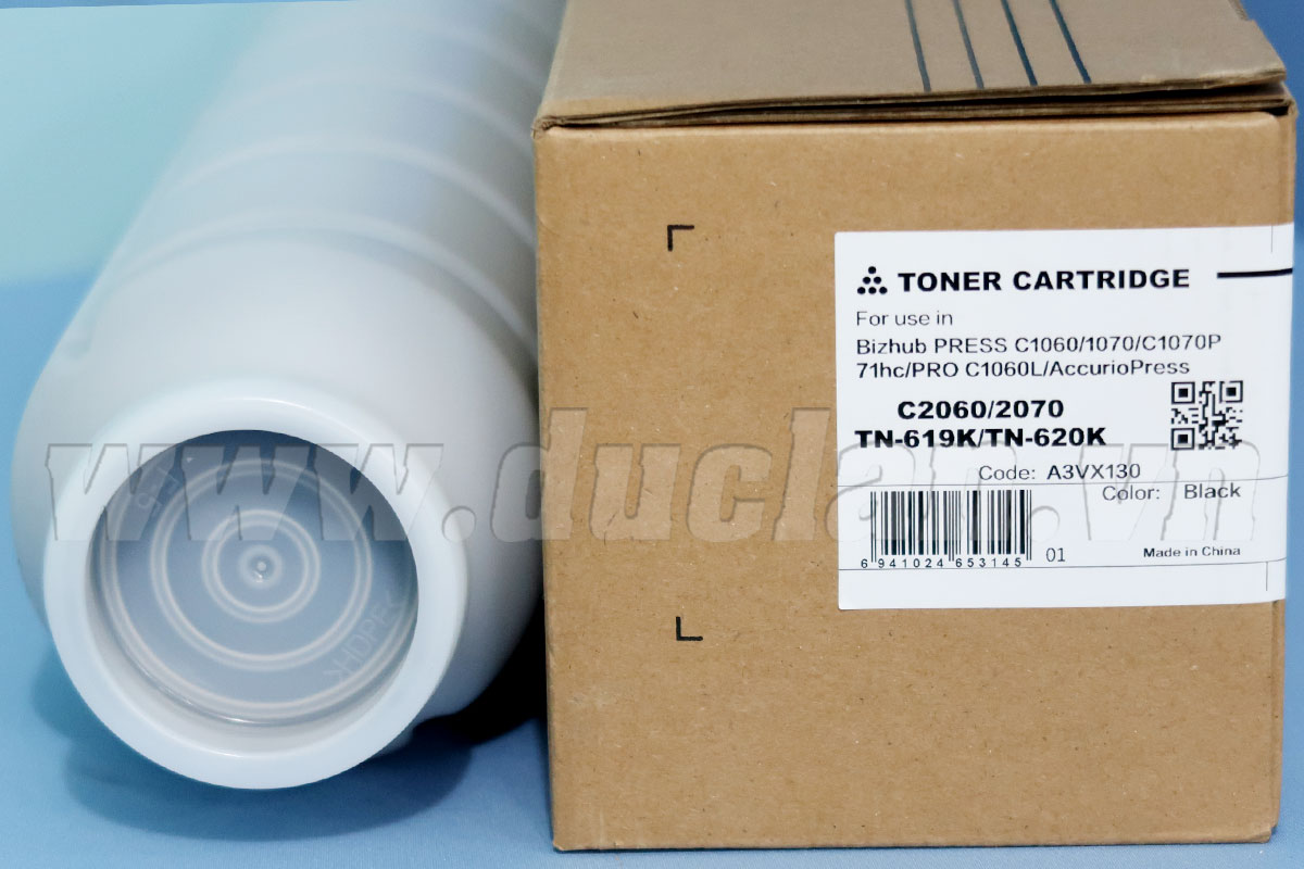 Mực TN-619K Minolta Bizhub Press C1060/C1070 BK 1200g chính hãng giá tốt