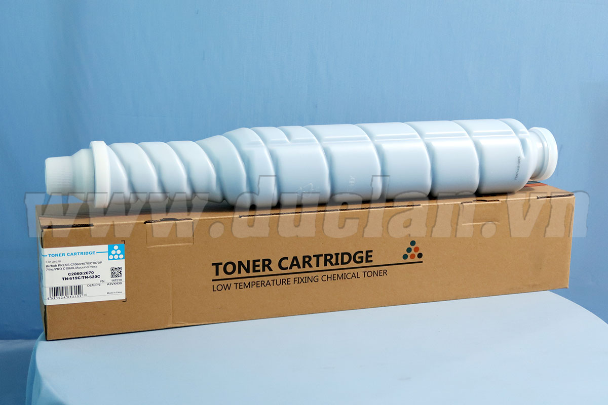 Mực Bizhub PRESS C1060 C1070 TN-619C 1200g CET141519 Chính Hãng