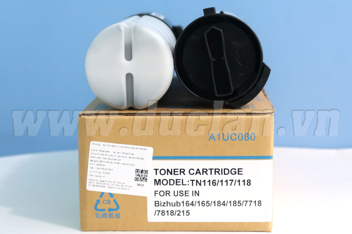 Mực TN-116 250g Chính Hãng Giá Tốt Cho Máy Photocopy Bizhub