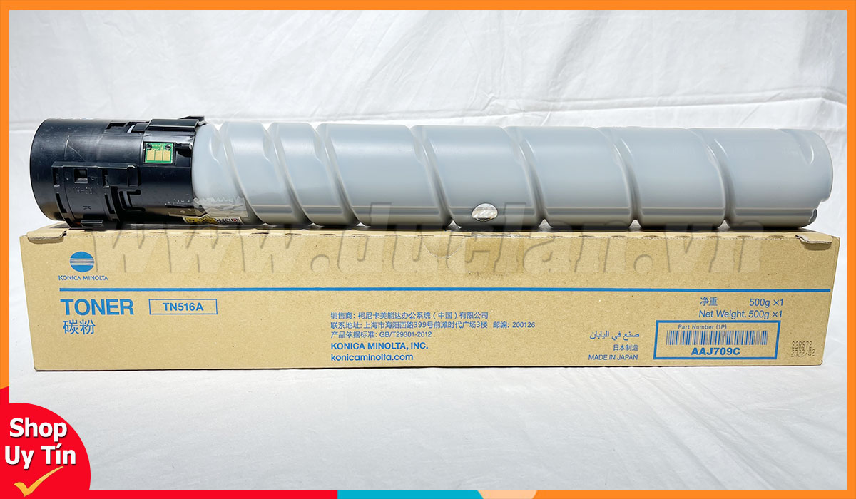 Mực TN-516BK chính hãng Bizhub 458e 558e 658e, giá tốt nhanh