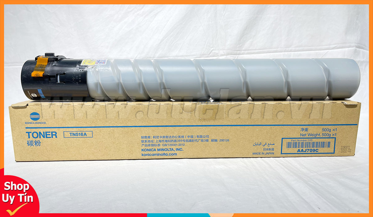 Mực TN-516BK chính hãng Bizhub 458e 558e 658e, giá tốt nhanh