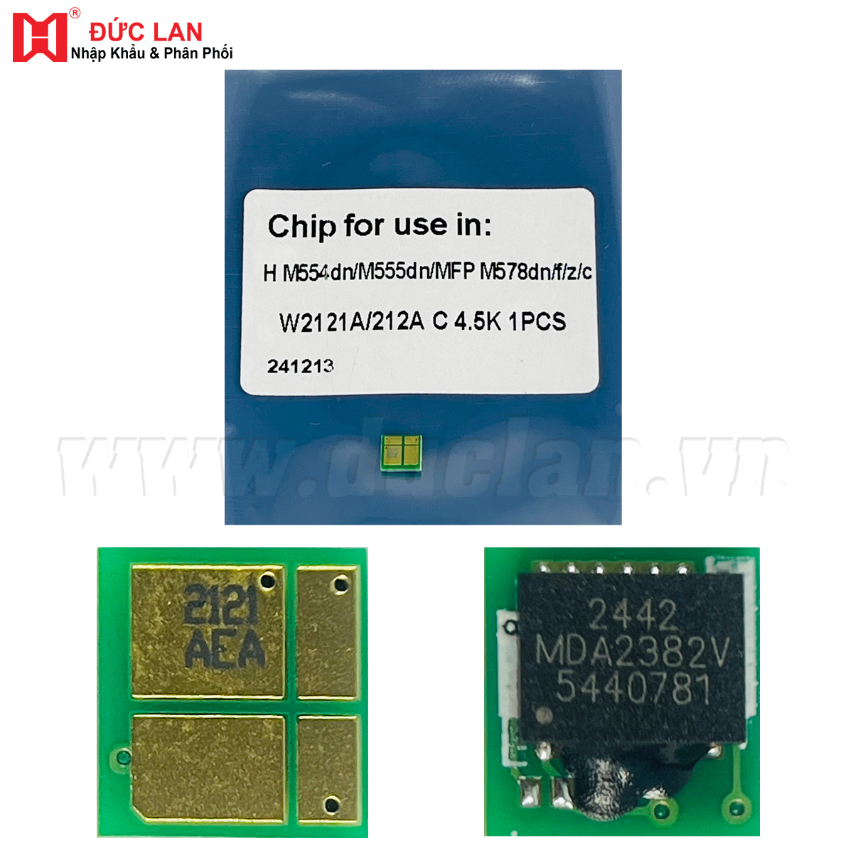 Chip HP Enterprise M554/M555 /MFP M578 Series C (W2121A) 4.5K