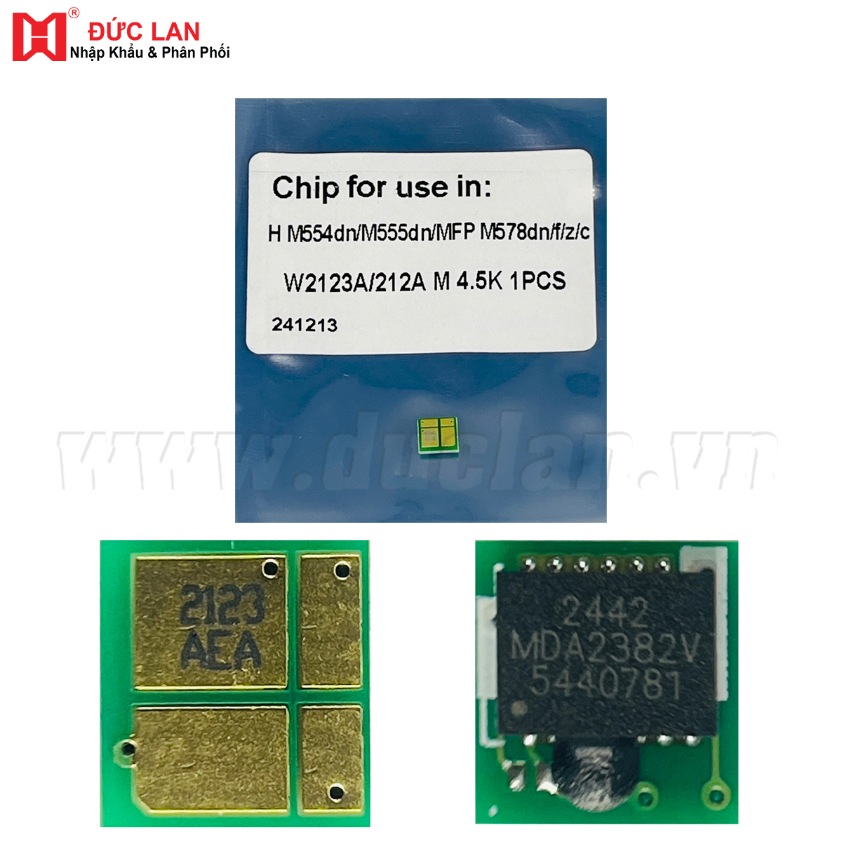 Chip HP Enterprise M554/M555 /MFP M578 Series M (W2123A) 4.5K