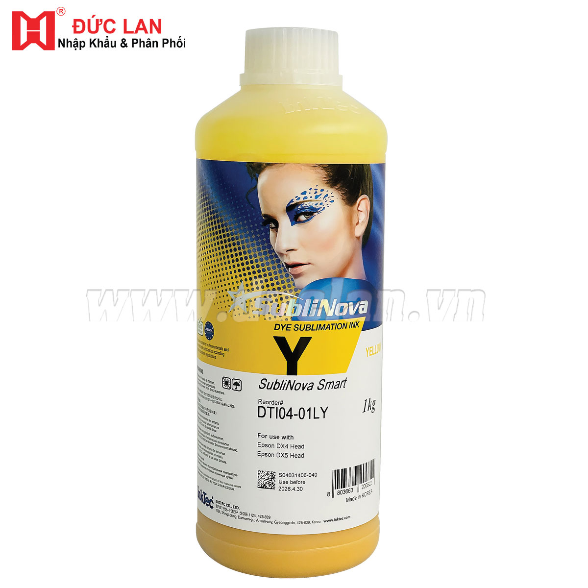 Mực chuyển nhiệt Epson DTI04-01LY (1kg/bot)