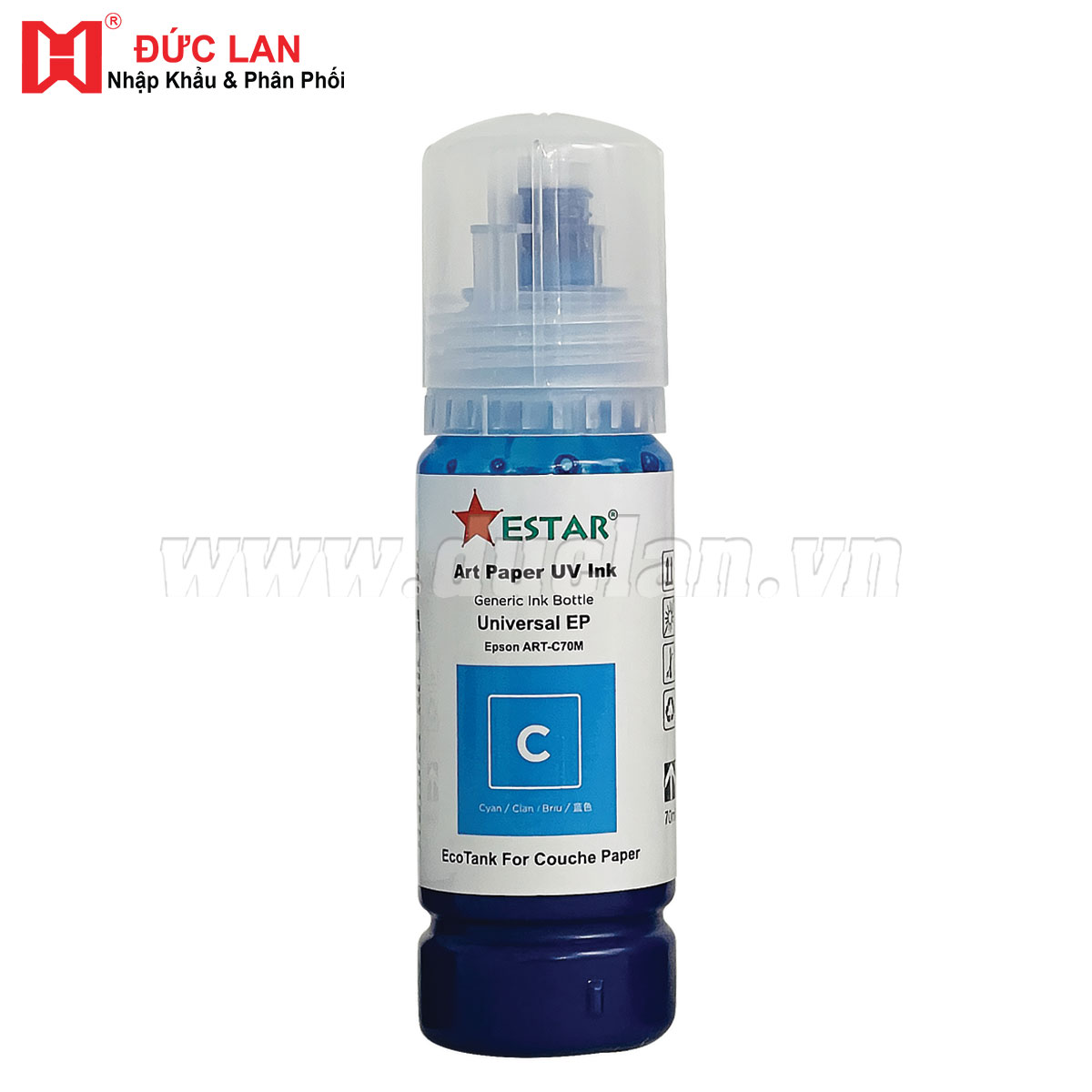 Mực in Art Paper UV Epson Ecotank C (70ml/bot)