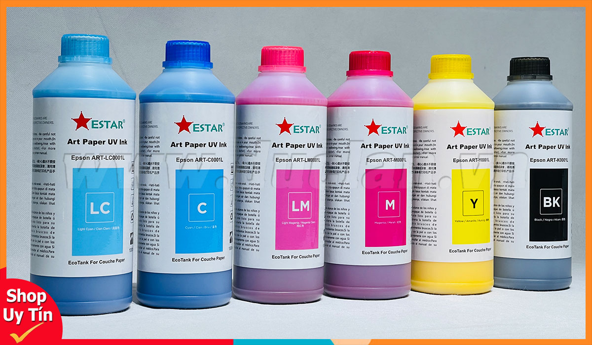 Mực in UV Epson Ecotank BK 1L - Chính hãng, siêu tiết kiệm