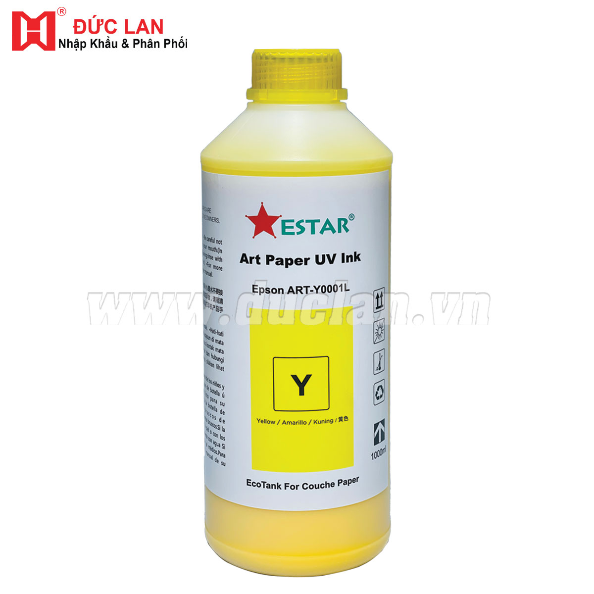 Mực in Art Paper UV Epson Ecotank Y (1lit/bot)