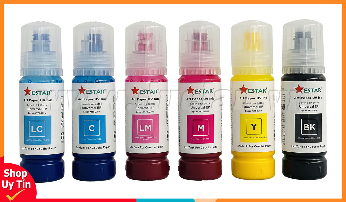 Mực In UV Epson Ecotank M 70ml - Chính Hãng - Siêu Tiết Kiệm
