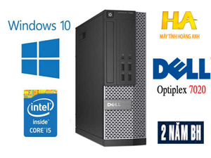 Dell Optiplex 7020 Core-i7-4770s Dram3 8G VGA Quadro K600/ VGA RỜI AMD Radeon R7 1GB SSD 120G + HDD 500G