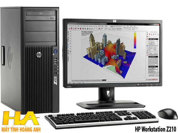 Máy tính đồng bộ HP Workstation Z210 Intel core i3-2120 Ram 4Gb SSD 120Gb