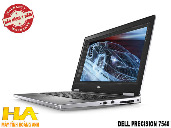 Laptop Dell Precision 7540 CPU Intel Core i7-9750H RAM 32GB SSD 512GB VGA NVIDIA Quadro T2000 màn 15.6 inch 1920x1080