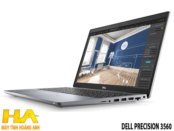 Dell Precision 3560 CPU Intel Core i7-1185G7 RAM 16GB DDR4 SSD 256GB NVME VGA NVIDIA Quadro T500 4GB màn 15.6 inch FHD 1920x1080
