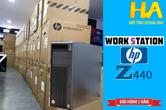 HP WorkStation Z440/ Xeon E5-2678v3 VGA RX580 8G DDR4 16G SSD 240G + HDD 1TB