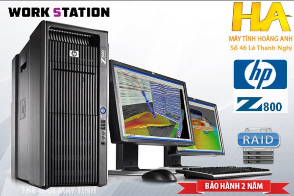 HP Z800 Workstation/ Xeon X5650 SSD 120G VGA K2000 Dram3 16Gb HDD 500Gb