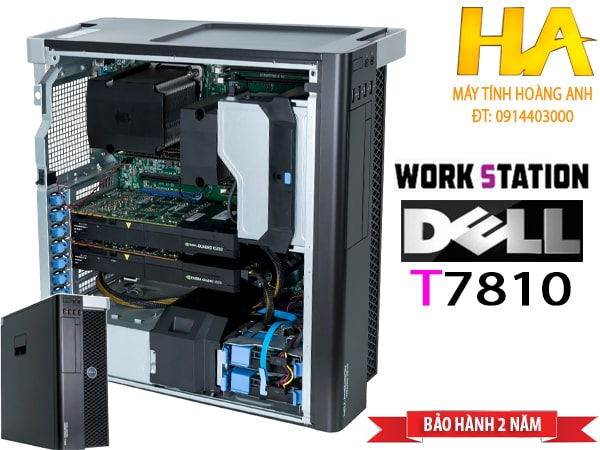Dell WokStation T7810 2xCPU Intel Xeon E5-2696v3 RAM 32GB SSD 512GB + HDD 1TB VGA Galax RTX 2060 Plus OC