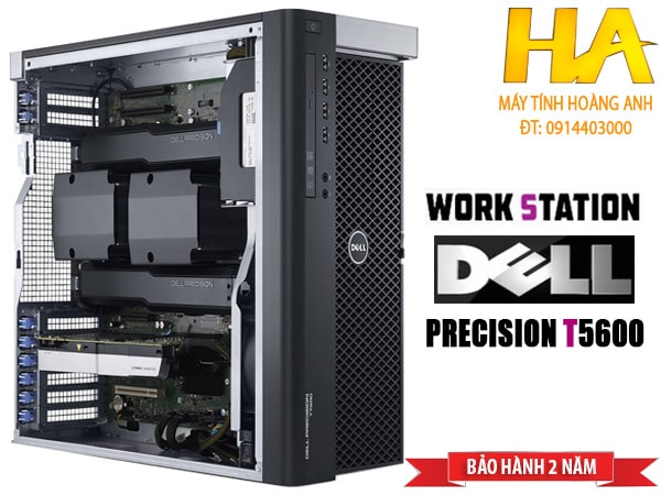 Dell Precision T5600 2 CHÍP E5 2650 - 32 CPU 16Gb DDR3 - ECC REGISTER Ổ SSD - 120Gb SAMSUNG EVO500 Gb HDD 7.200 PRM
