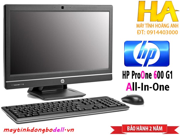 Hp ProOne 600 G1 All-In-One Core i5 4570 Màn hình 215 RAM 8GB PC3L SSD 256GB mSATA