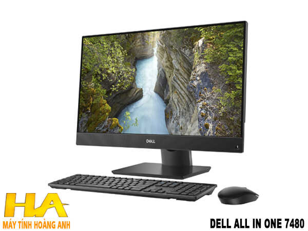 Dell All In One 7480 CPU Intel Core i5-10600T RAM 8GB SSD 256GB màn 23.8 inch FHD 1920 x 1080