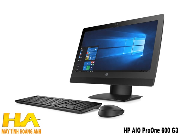 HP All In One ProOne 600 G3 CPU Intel Core i3-7100 RAM 8GB DDR4 SSD 256GB NMVE màn 21.5 inch FHD 1920x1080