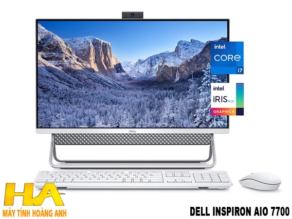 Dell Inspiron All In One 7700 Intel Core i7-1165G7 RAM 16GB DDR4 SSD 512GB NVME + HDD 1 TB  màn 27.0 inch FHD 1920x1080