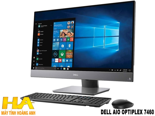 Dell AIO Optiplex 7460 CPU Intel Core i3-8100 RAM 8GB DDR4 SSD 256GB NVME + HDD 500GB màn 23.8 inch FHD 1920x1080
