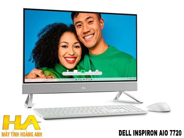 Dell Inspiron AIO 7720 CPU Intel Core i7-1355U RAM 16GB DDR4 SSD 512GB NVME + HDD 1TB VGA NVIDIA GeForce MX550 màn 27.0 inch FHD 1920 x 1080